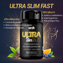 Ultra Slim Fast Café Verde Cromo Psyllium Spirulina 60 Cápsulas de 500mg