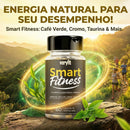 Smart Fitness Taurina Chá Verde Laranja Moro Café Verde Cromo 60 Cápsulas de 500mg