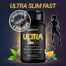 Ultra Slim Fast Café Verde Cromo Psyllium Spirulina 60 Cápsulas de 500mg
