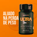Kit 3 Ultra Slim Fast Café Verde Cromo Psyllium Spirulina 60 Cápsulas de 500mg