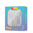 Fone de Ouvido Com Fio + Microfone Para iPhone TNT Alta Qualidade Original