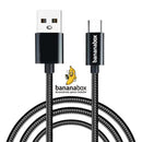 Cabo USB x Android (V8) Ultra Qualidade bananabox 1M Preto
