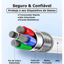 Cabo USB x Tipo-C Turbo Carga Rápida 3A Conexão Durável e Carregamento Eficiente Altomex Branco