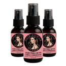 Kit 3 Loção Tônica Hair Power Spray Capilar Barba Cabelo Sobrancelha Masculino Feminino 180ml