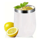 Copo Térmico Beer Pints 360ml Inox Classic Séries C/ Tampa Vedação Acrílica Cerveja Café Gelada Quente