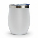 Kit 10 Copos Térmicos Beer Pints 360ml Inox Classic Séries C/ Tampa Vedação Acrílica Cerveja Café Gelada Quente