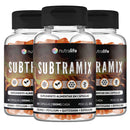 Subtramix Psyllium Espirulina Quitosana Cromo 60 Cáps 500mg 100% Natural Nutralife