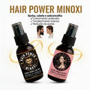 Kit 6 Loção Tônica Hair Power Spray Capilar Barba Cabelo Sobrancelha Masculino Feminino 360ml