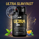 Ultra Slim Fast Café Verde Cromo Psyllium Spirulina 60 Cápsulas de 500mg