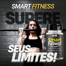 Smart Fitness Taurina Chá Verde Laranja Moro Café Verde Cromo Psyllium Espirulina 60 Cápsulas de 500mg