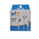 Fone de Ouvido Com Fio Para iPhone Original go!up Branco