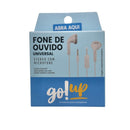 Fone de Ouvido Com Fio + Microfone Universal P2 Original go!up Branco